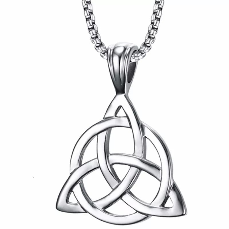 Wholesale Retro Hip Hop Stainless Steel Skull Necklace Bohemian Style